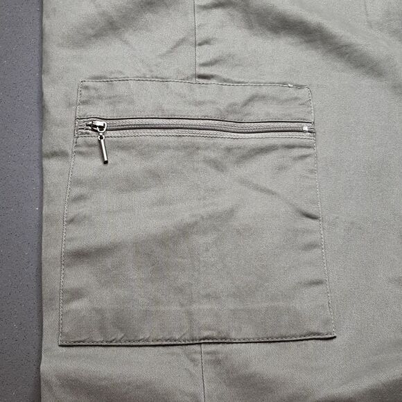 North Crest " The Spirit of Adventure" Green Cotton Cargo Pants - Picture 4 of 11